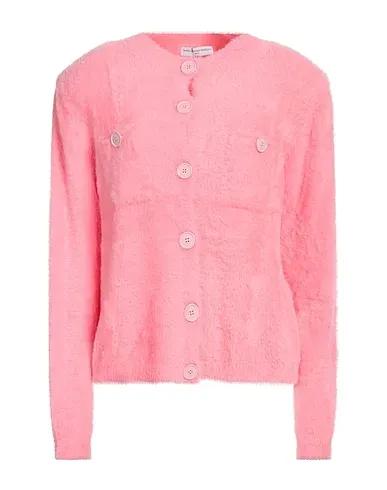 Pink Knitted Cardigan