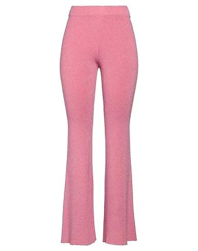 Pink Knitted Casual pants