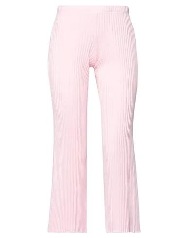 Pink Knitted Cropped pants & culottes