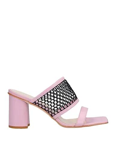 Pink Knitted Sandals