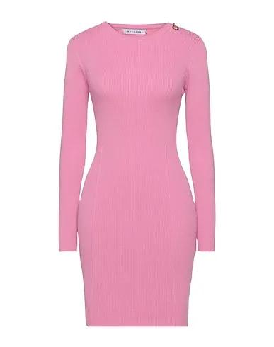 Pink Knitted Short dress