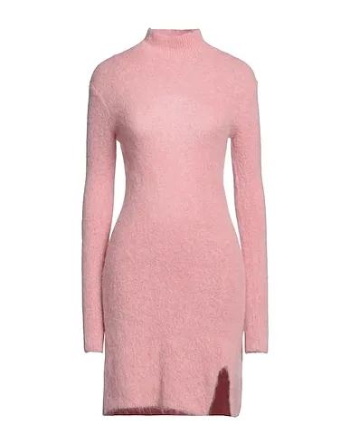 Pink Knitted Short dress