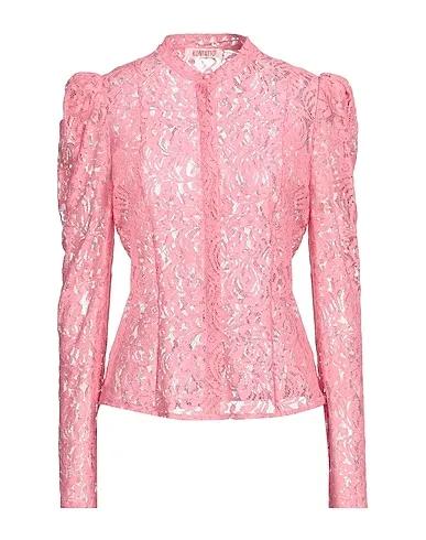 Pink Lace Lace shirts & blouses