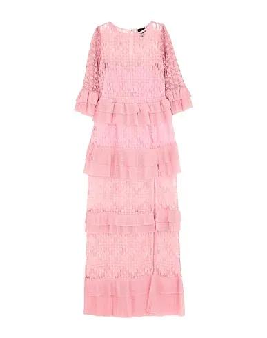 Pink Lace Long dress