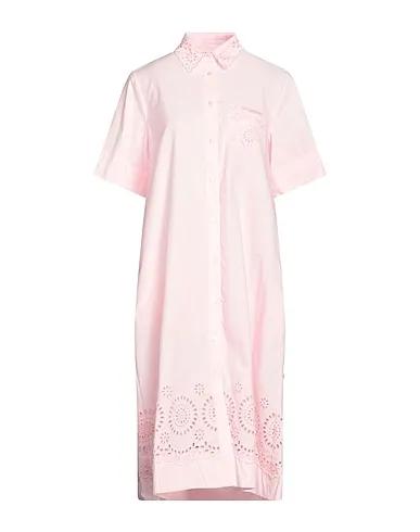 Pink Lace Midi dress