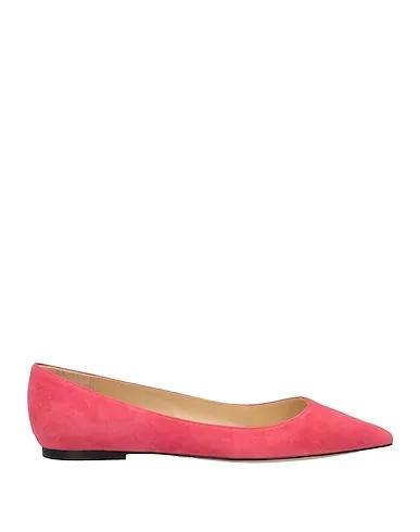 Pink Leather Ballet flats