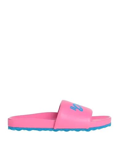 Pink Leather Sandals