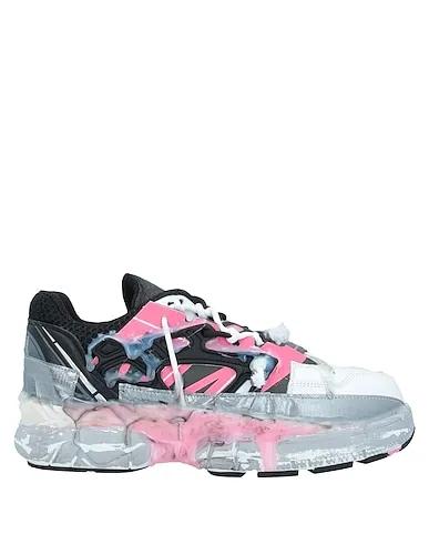 Pink Leather Sneakers