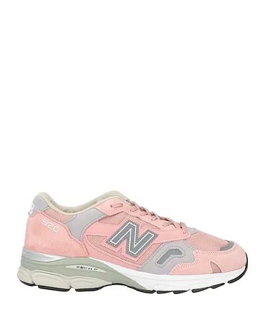 Pink Leather Sneakers