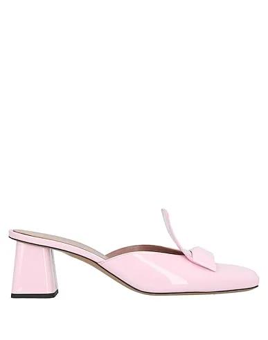Pink Mules and clogs