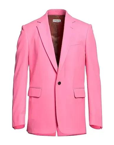 Pink Plain weave Blazer