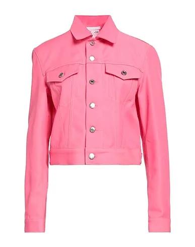 Pink Plain weave Jacket