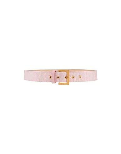Pink Plain weave Regular belt