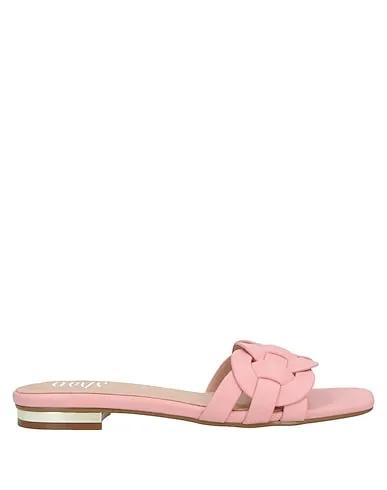 Pink Plain weave Sandals