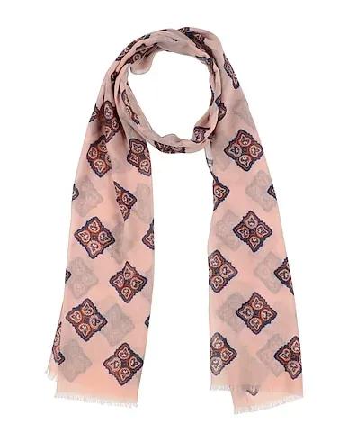 Pink Plain weave Scarves and foulards
