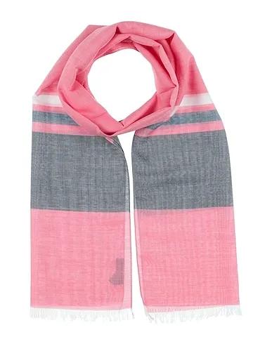 Pink Plain weave Scarves and foulards