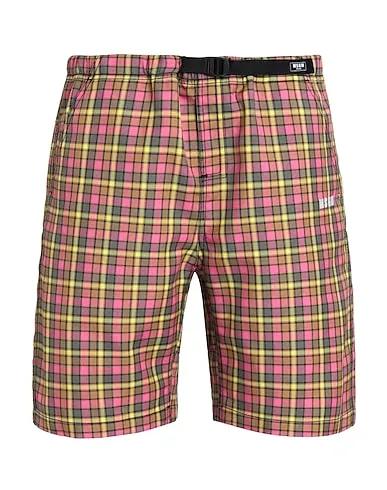 Pink Plain weave Shorts & Bermuda