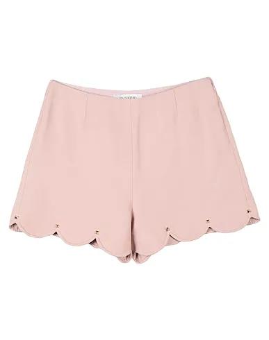 Pink Plain weave Shorts & Bermuda
