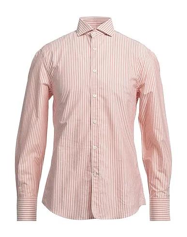 Pink Plain weave Striped shirt