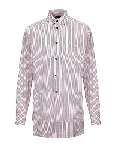 Pink Plain weave Striped shirt