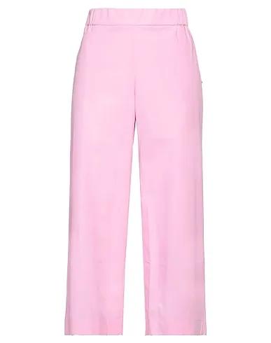 Pink Poplin Casual pants