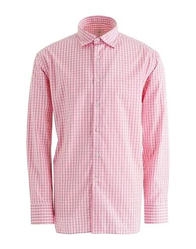 Pink Poplin Checked shirt