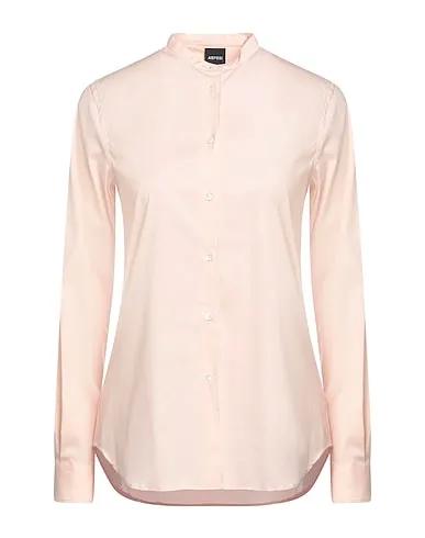 Pink Poplin Solid color shirts & blouses