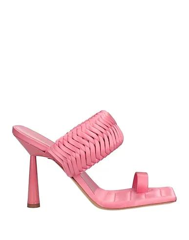 Pink Satin Flip flops