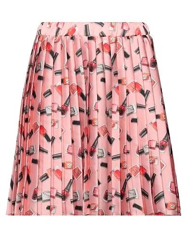 Pink Satin Mini skirt