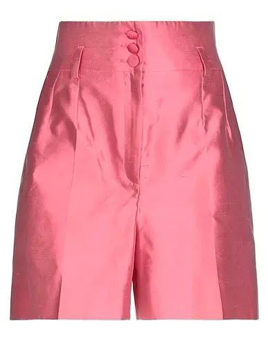 Pink Silk shantung Shorts & Bermuda