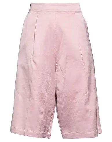Pink Silk shantung Shorts & Bermuda