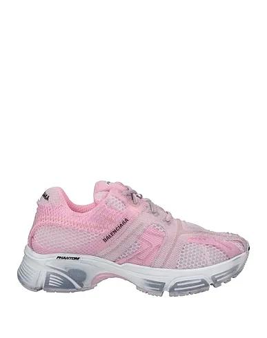 Pink Techno fabric Sneakers