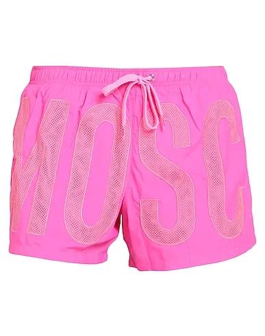 Pink Techno fabric Swim shorts