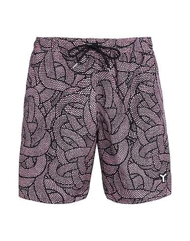 Pink Techno fabric Swim shorts