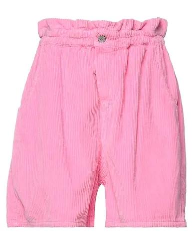 Pink Velvet Shorts & Bermuda