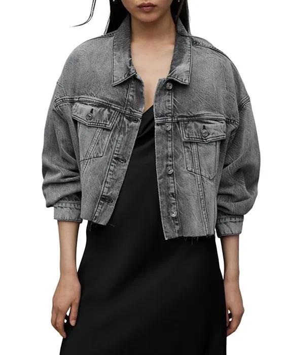 Piper Cropped Denim Jacket