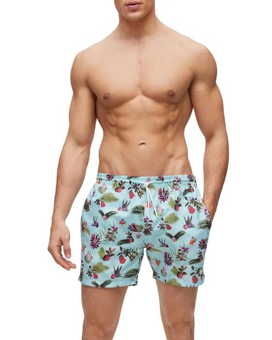 Pirhana Printed Swim Shorts