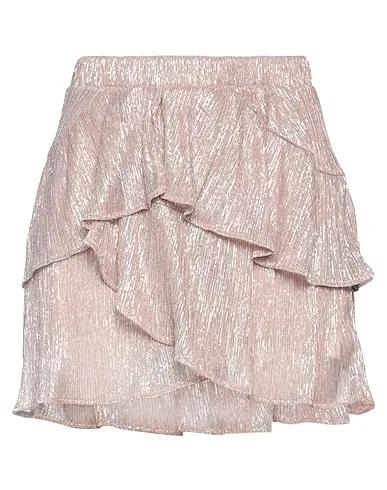 Platinum Jersey Mini skirt