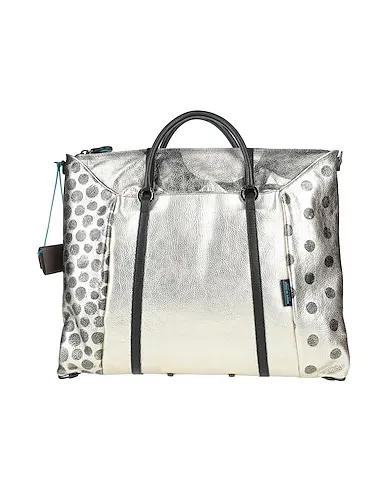 Platinum Leather Handbag