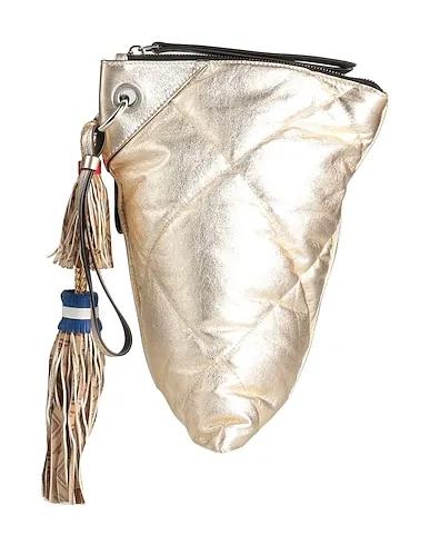 Platinum Leather Handbag