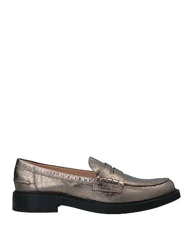 Platinum Leather Loafers