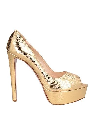 Platinum Leather Pump