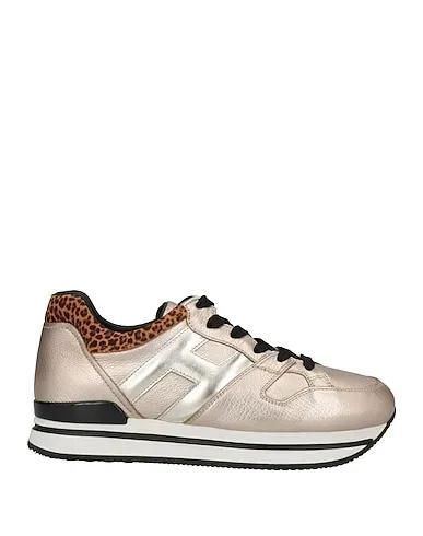 Platinum Leather Sneakers