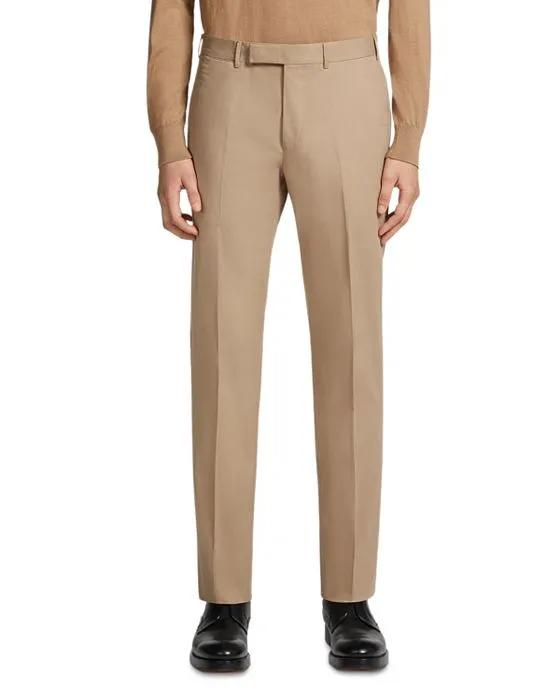 Pleated Slim Fit Dress Pants