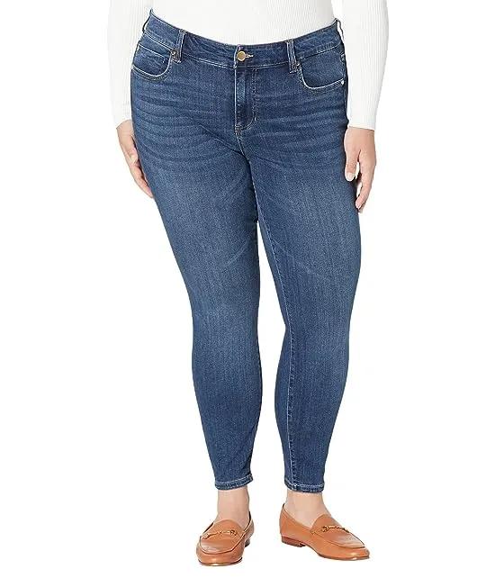 Plus Size Abby Ankle Skinny Jeans 28" in Easton