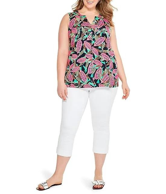 Plus Size Colorful Canopy Tank