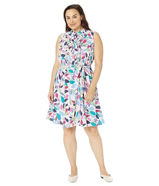 Plus Size Fit-and-Flare Shirtdress
