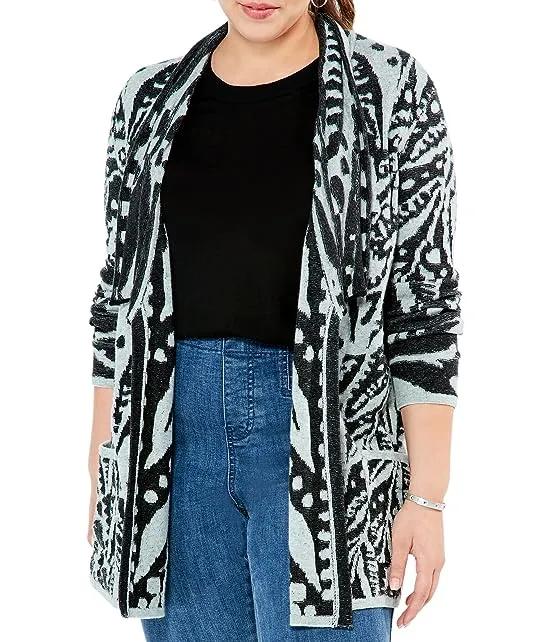 Plus Size Here and There Cardigan