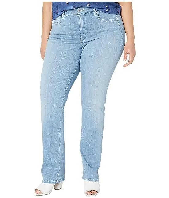Plus Size Marilyn Straight Jeans in Tropicale