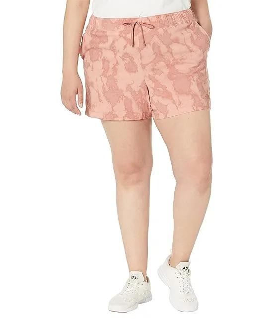 Plus Size Printed Class V Shorts